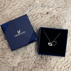 Swarovski Necklace with Evil Eye Crystal Pendant.